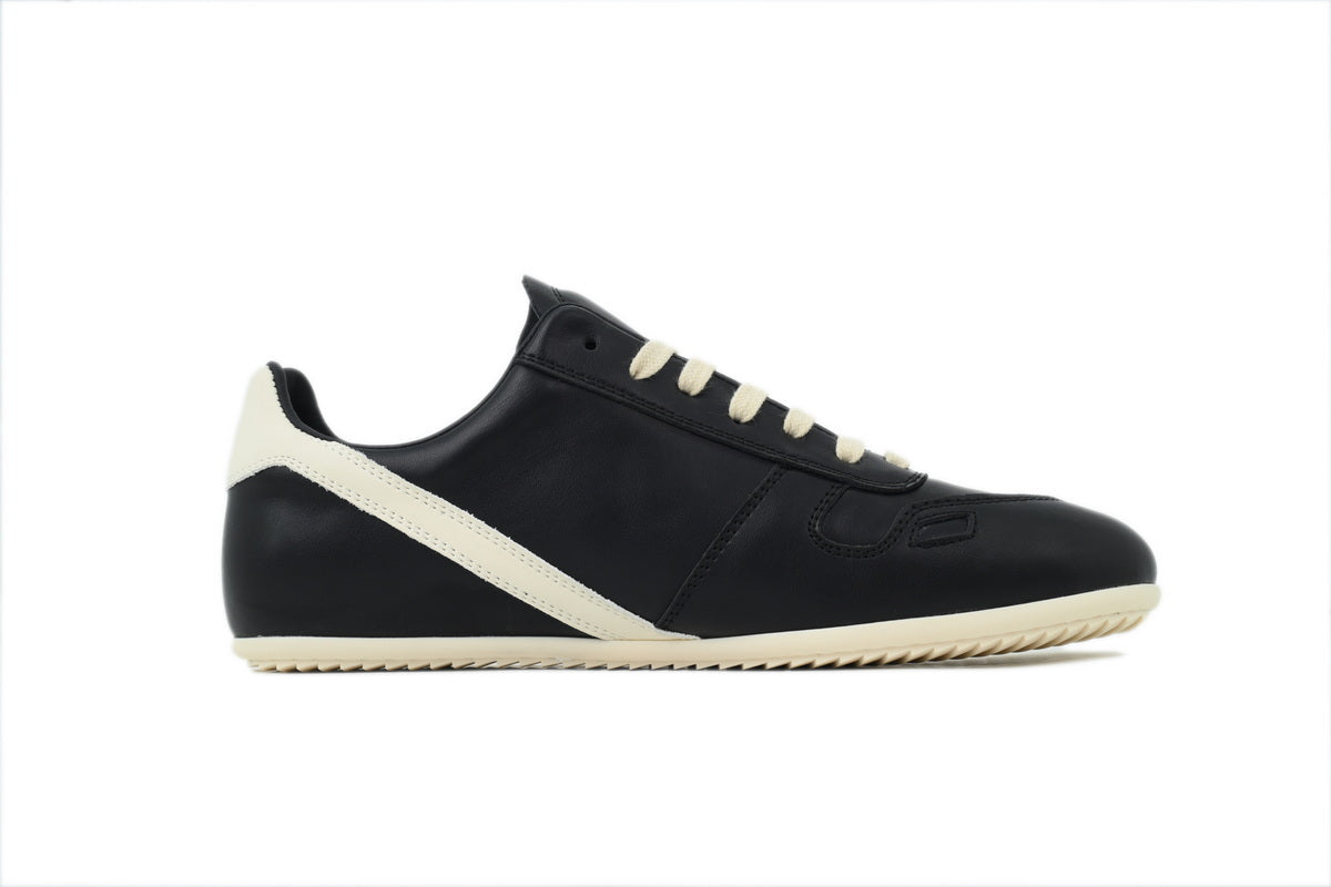 Rick Owens Concordians Minimal Sneakers – Black Milk