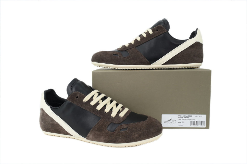 Rick Owens Concordians Calfskin Sneakers – Colorblock