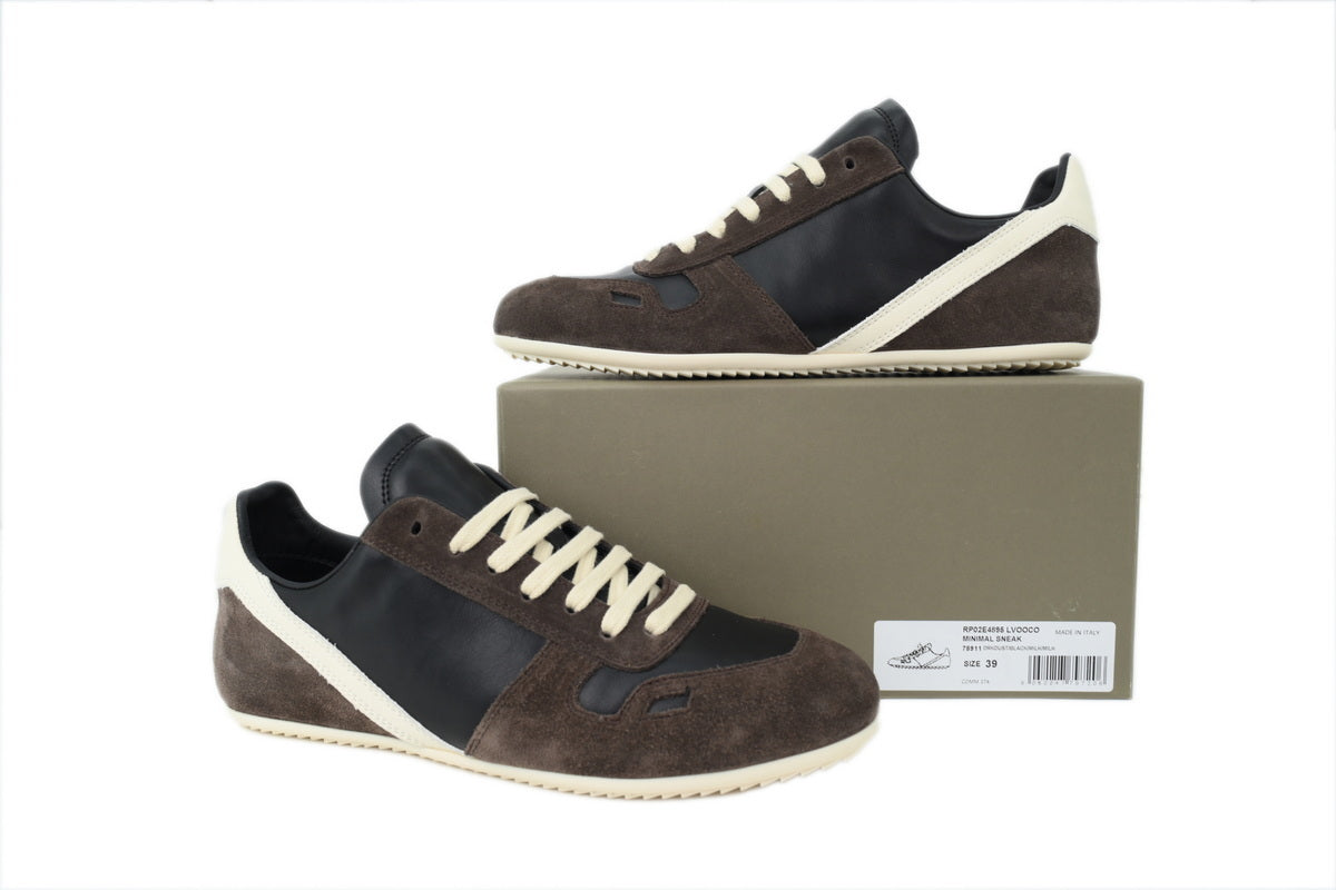 Rick Owens Concordians Calfskin Sneakers – Colorblock