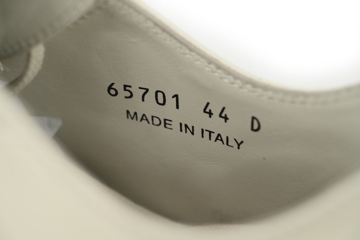 Rick Owens Bumper Low Milk Leather Sneakers