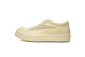Rick Owens Vintage Low Butter Milk Leather Sneakers