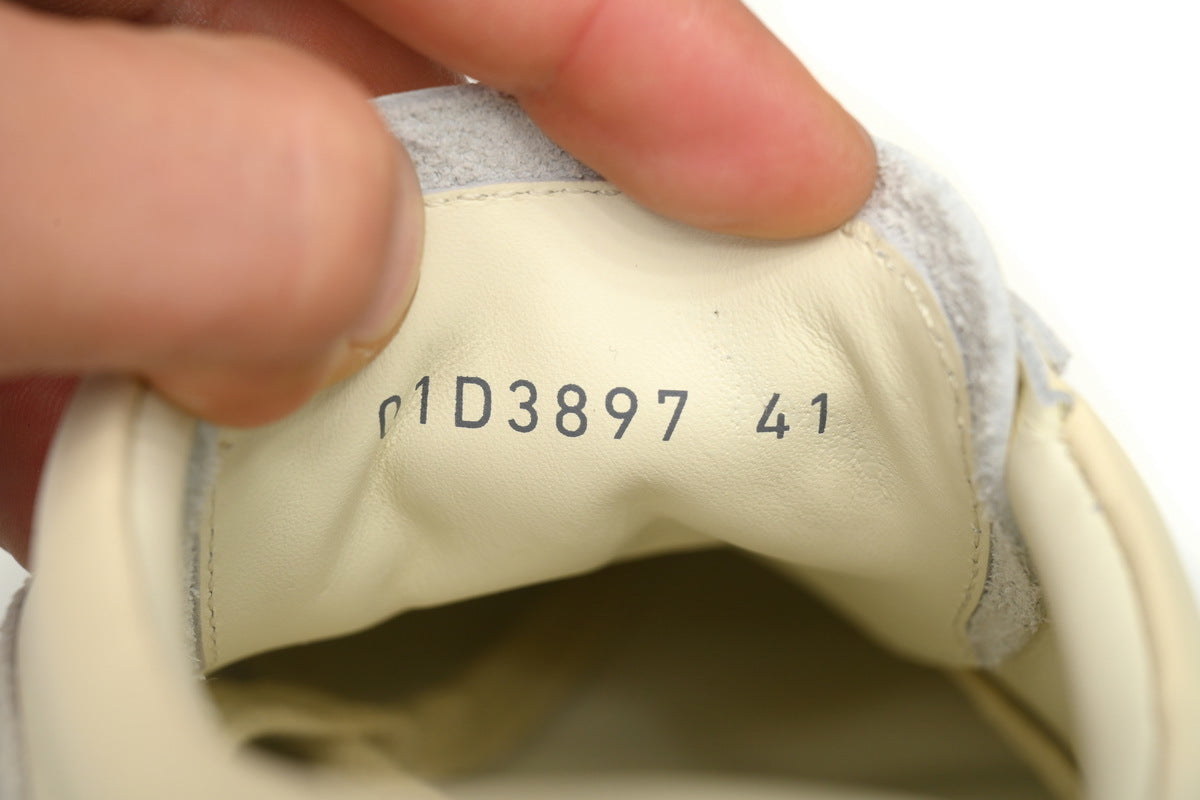 Rick Owens Vintage Low Butter Milk Leather Sneakers
