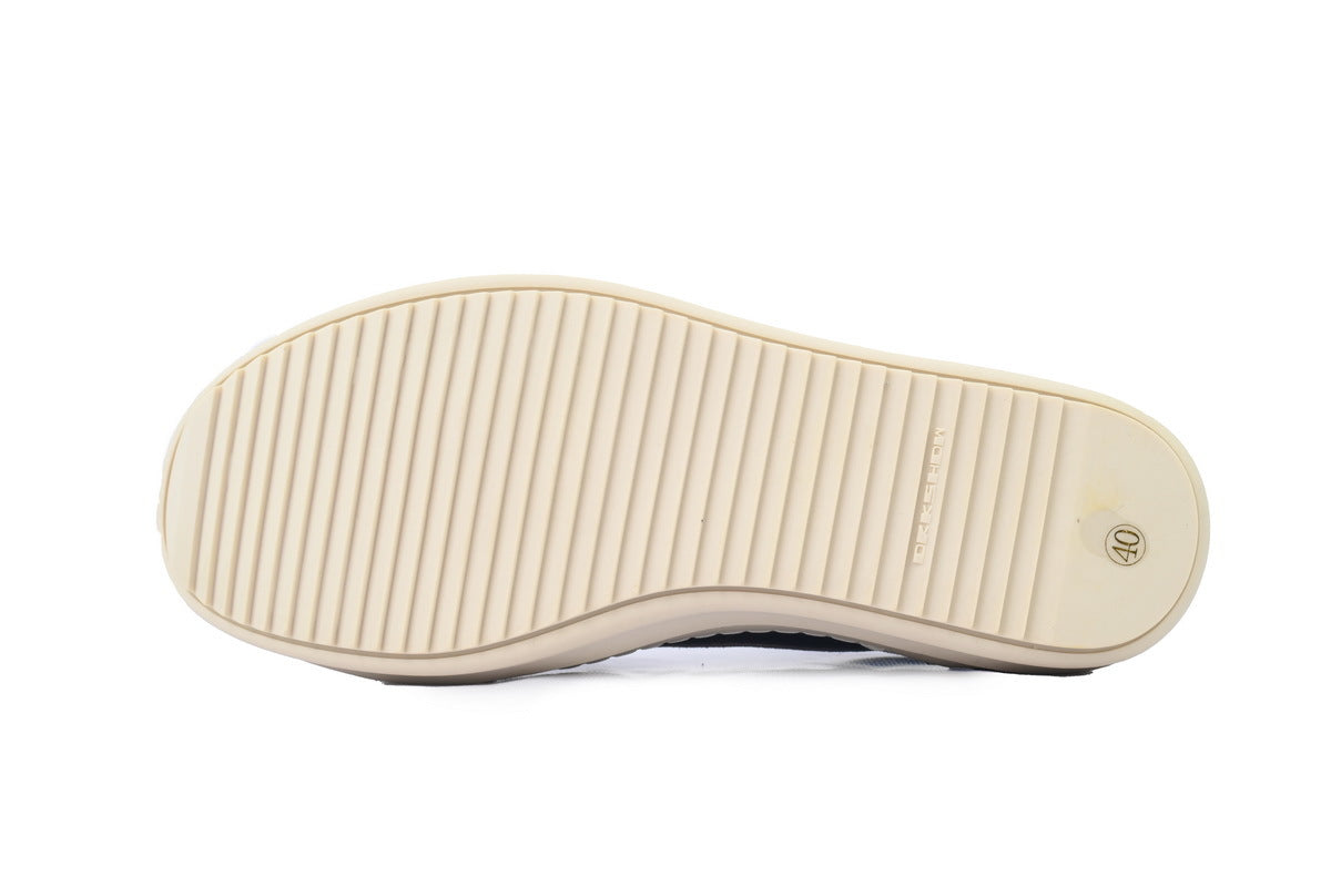Rick Owens DRKSHDW Vintage Low Black Canvas Sneakers