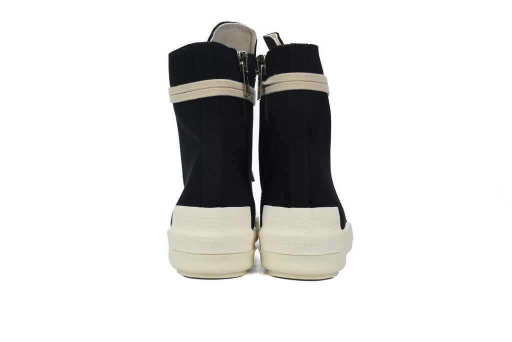 Rick Owens DRKSHDW Gethsemane High Black Milk Sneakers