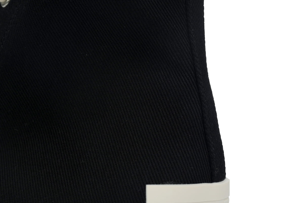 Rick Owens DRKSHDW Gethsemane High Black Milk Sneakers