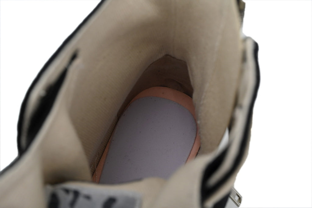 Rick Owens DRKSHDW Gethsemane High Black Milk Sneakers
