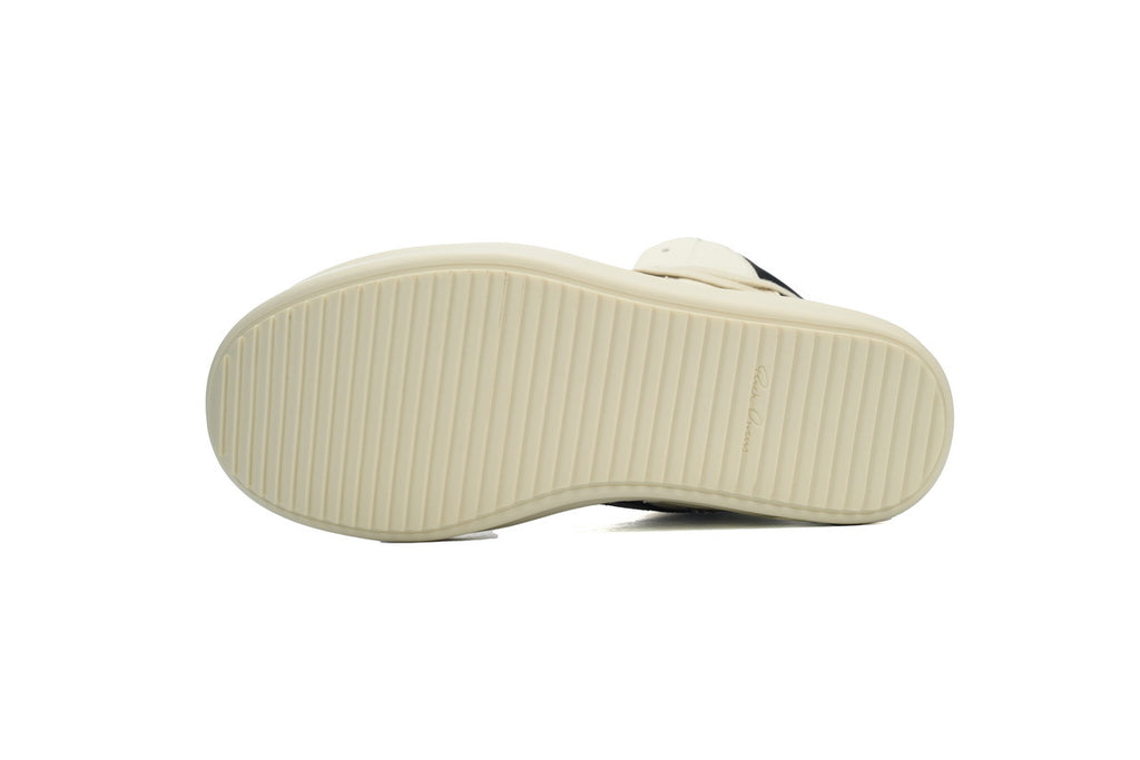 Rick Owens Luxor Geobasket High Milk Black Sneakers