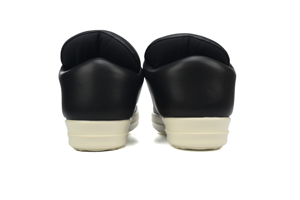 Rick Owens Luxor Jumbo Padded Low Black Milk Sneakers