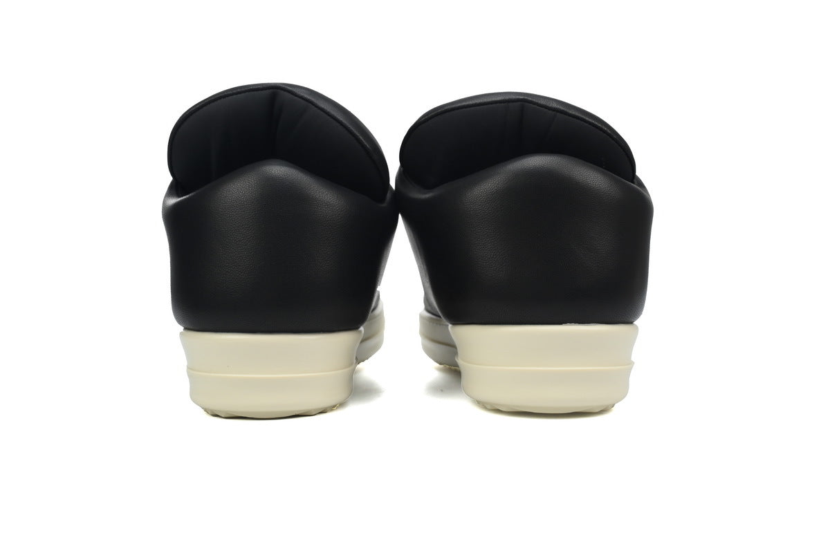 Rick Owens Luxor Jumbo Padded Low Black Milk Sneakers
