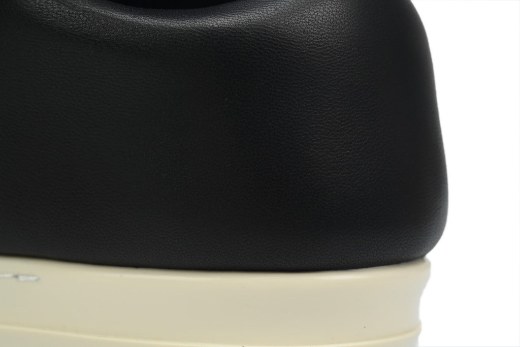 Rick Owens Luxor Jumbo Padded Low Black Milk Sneakers
