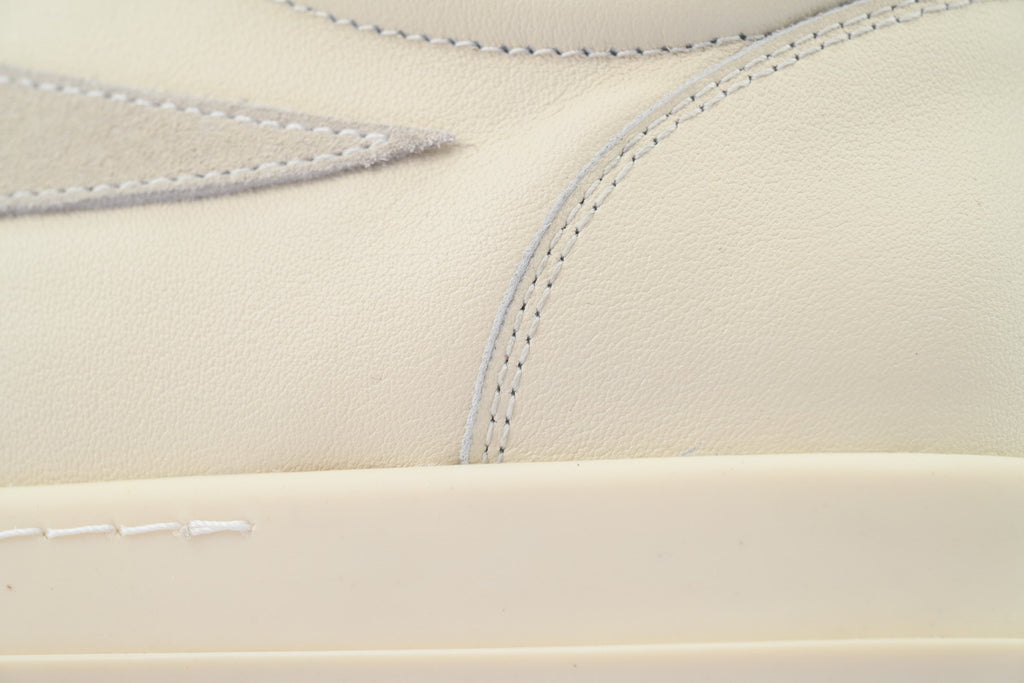 Rick Owens Women's Lido Vintage Low Milk Leather Sneakers