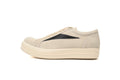 Rick Owens Luxor Vintage Low Milk Black Suede Sneakers