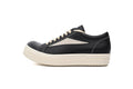Rick Owens Vintage Low Black White Leather Sneakers