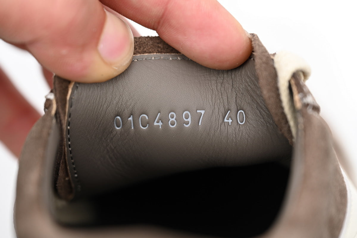 Rick Owens Vintage Low Black Brown Suede Sneakers