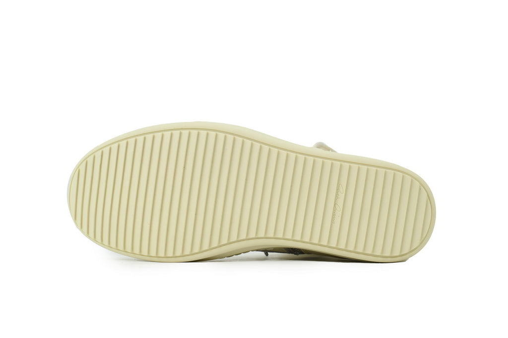Rick Owens Geobasket Milk Leather High-Top Sneakers