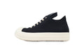 Rick Owens DRKSHDW Hollywood Black Canvas Low-Top Sneakers