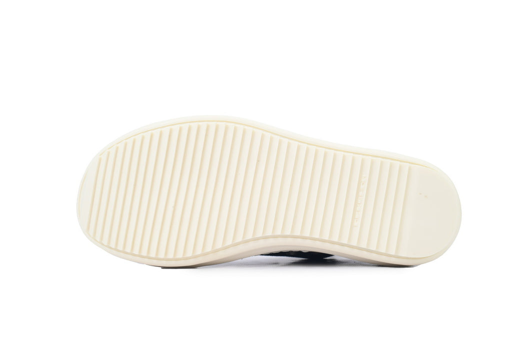Rick Owens DRKSHDW Hollywood Black Canvas Low-Top Sneakers