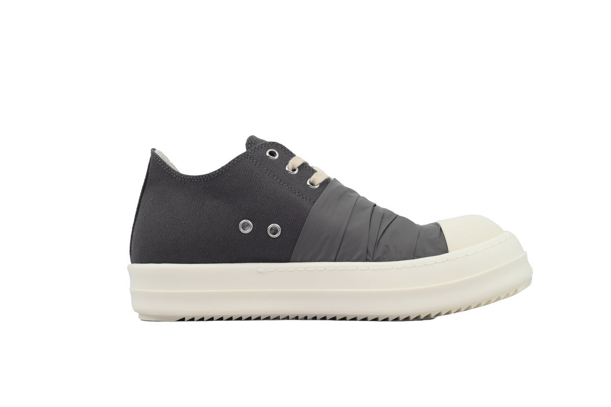Rick Owens DRKSHDW Hustler Low Dark Dust Denim Sneakers