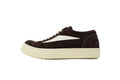 Rick Owens Hollywood Vintage Low Mahogany Suede Sneakers
