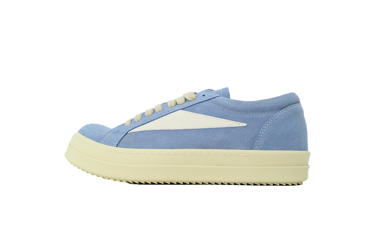 Rick Owens Hollywood Vintage Low Mouthwash Milk Sneakers