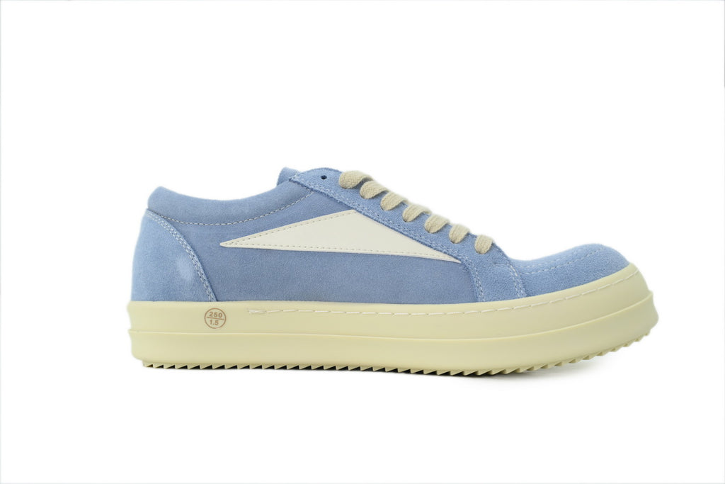 Rick Owens Hollywood Vintage Low Mouthwash Milk Sneakers
