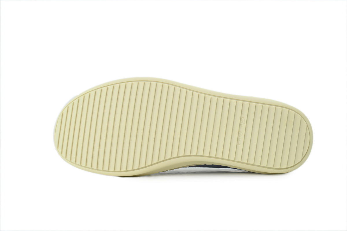 Rick Owens Hollywood Vintage Low Mouthwash Milk Sneakers