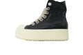 Rick Owens DRKSHDW Mega Bumper Jumbolace Black Leather Sneakers