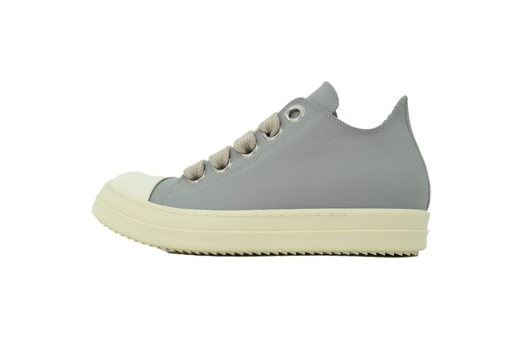Rick Owens Porterville Jumbo Laced Low Pale Blue Leather Sneakers