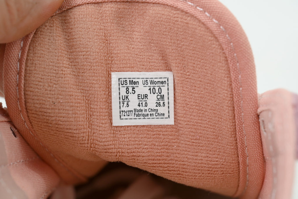 Vans Style 36 Decon SF Pink Suede Canvas Sneakers