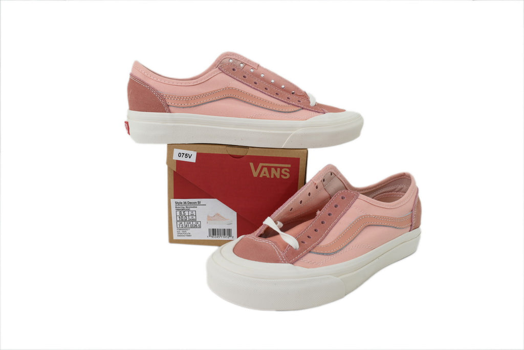 Vans Style 36 Decon SF Pink Suede Canvas Sneakers