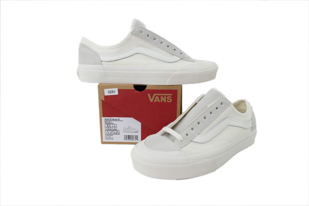 Vans Style 36 Decon SF Grey White Sneakers