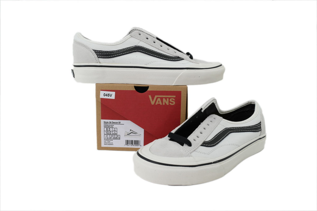 Vans Style 36 Decon SF Marshmallow Black Canvas Sneakers