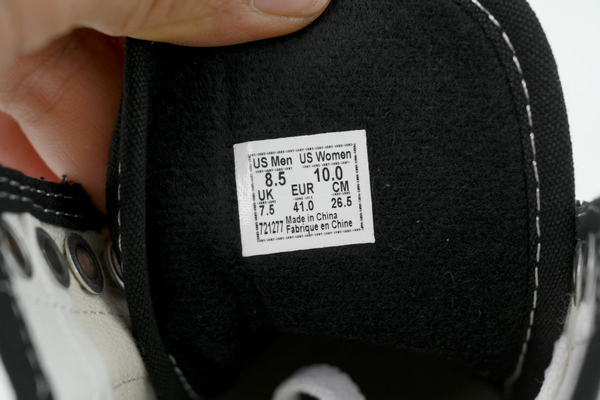 Vans Style 36 Decon SF Black White Canvas Sneakers