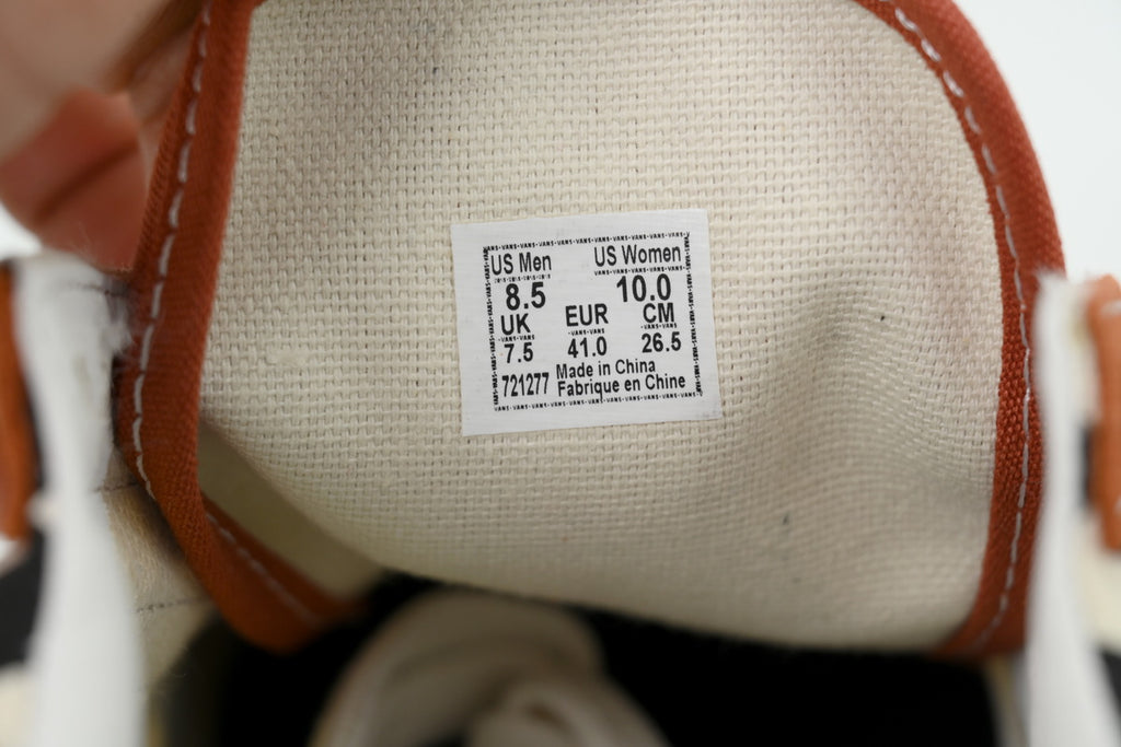 Vans Style 36 Decon SF Checkerboard Brown Navy Sneakers
