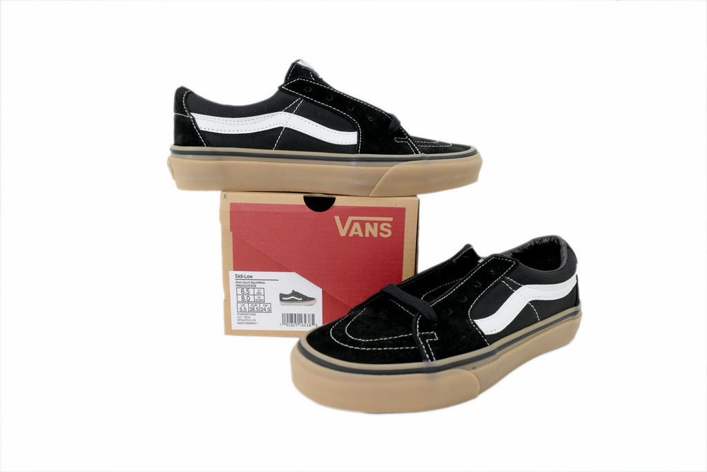 Vans Sk8-Low Black White Gum Sneakers