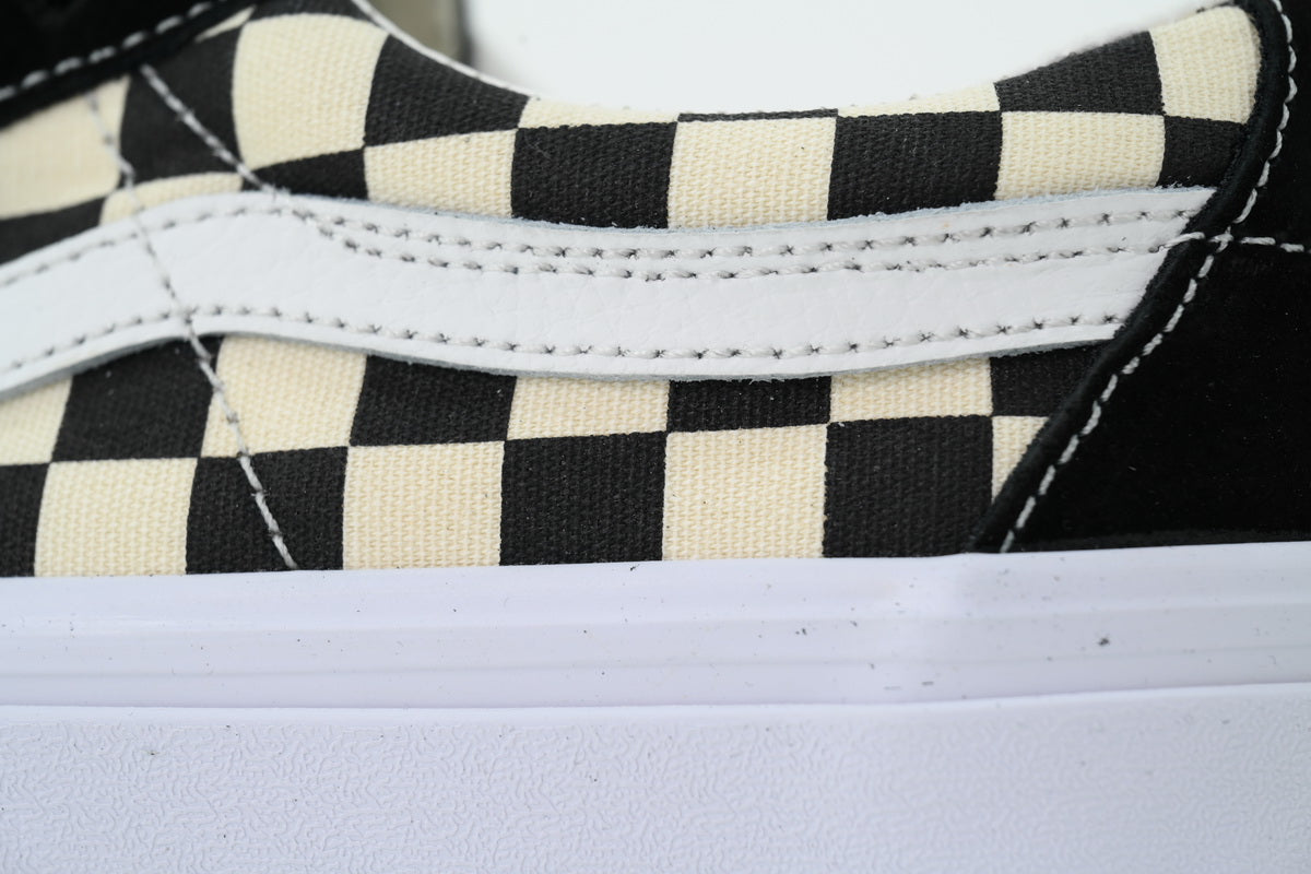Vans Sk8-Low Black White Checkerboard Sneakers