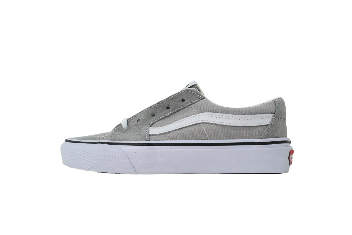 Vans Sk8-Low Drizzle Grey Suede Sneakers