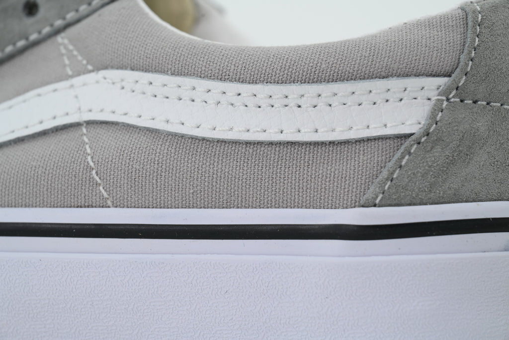 Vans Sk8-Low Drizzle Grey Suede Sneakers