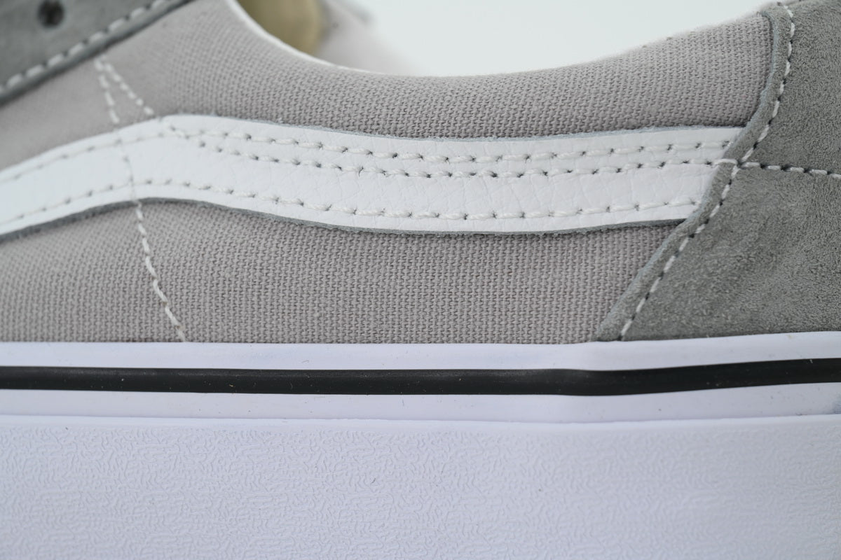 Vans Sk8-Low Drizzle Grey Suede Sneakers