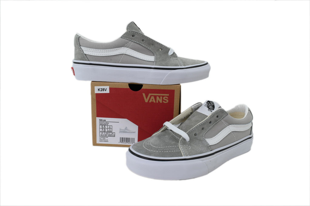 Vans Sk8-Low Drizzle Grey Suede Sneakers