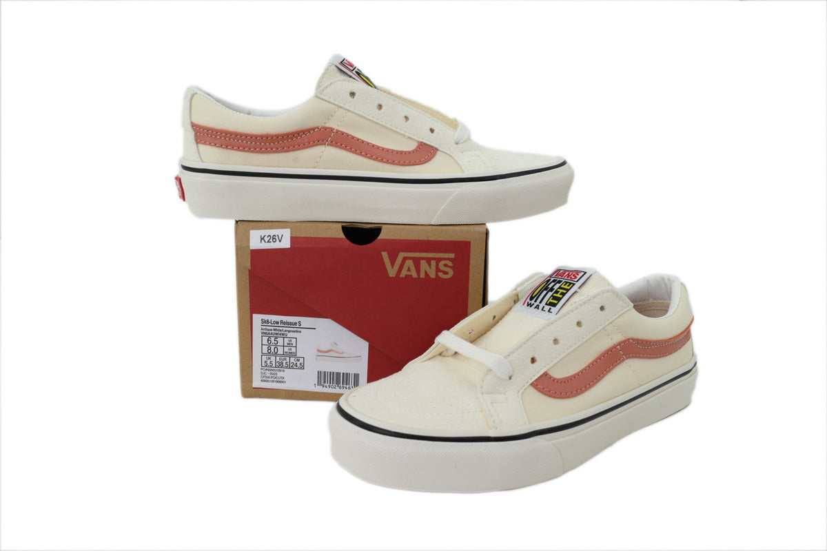 Vans Sk8-Low Reissue SF Antique White Langoustin Sneakers