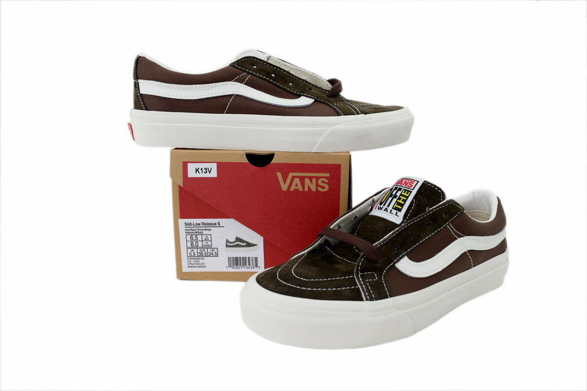Tudor x Vans Sk8-Low Reissue SF Java Turtledove Sneakers