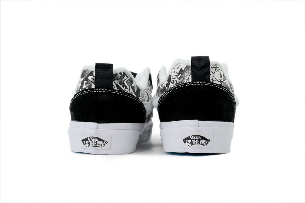 Vans x SNS Knu Skool LX Black White Graffiti Sneakers