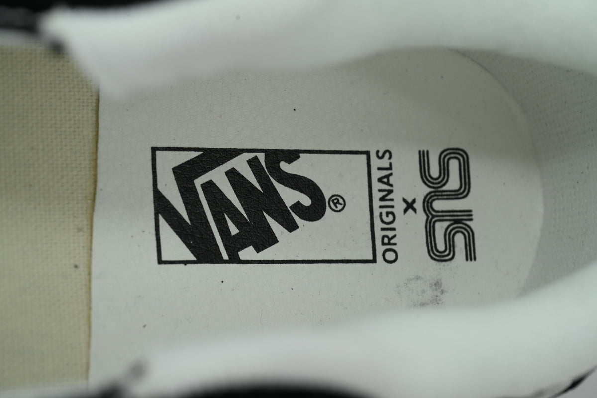 Vans x SNS Knu Skool LX Black White Graffiti Sneakers