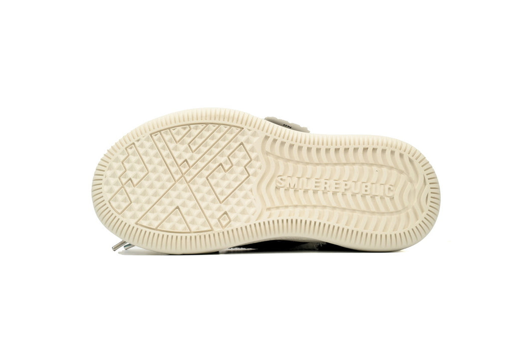 Smilerepublic Black & White Canvas Platform Sneakers