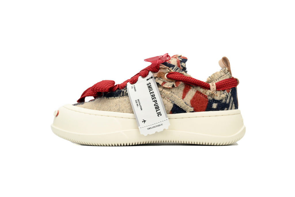 Smilerepublic Brown Canvas Cap-Toe Sneakers