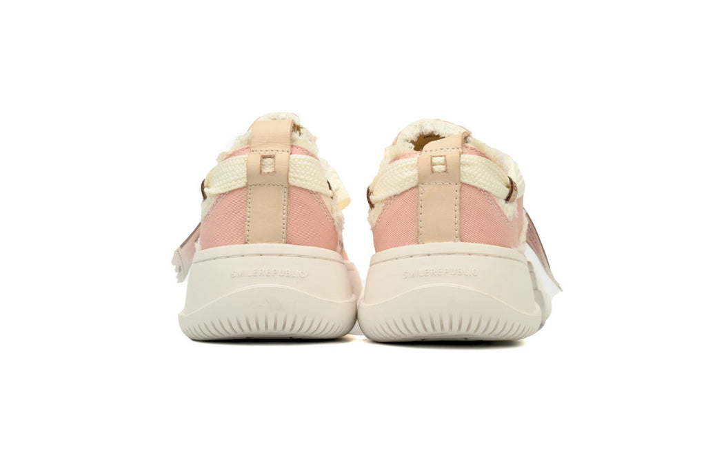 Smilerepublic Pink Canvas Cap-Toe Sneakers