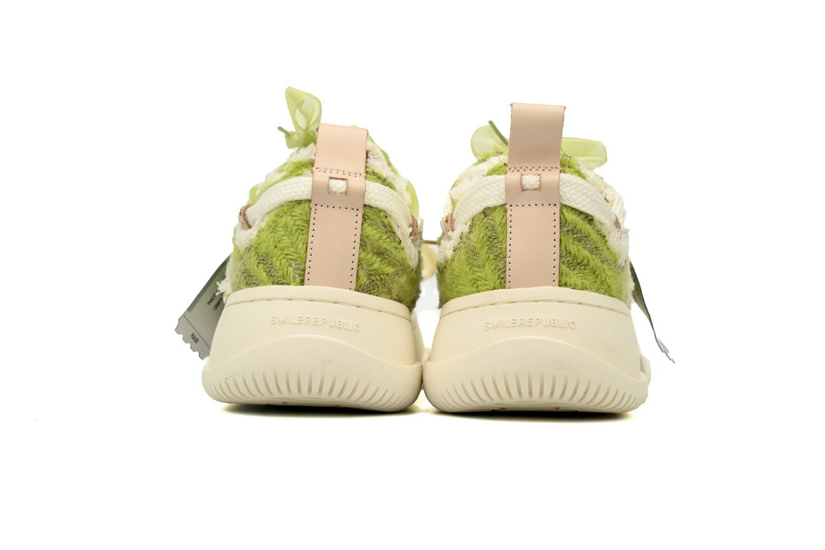 Smilerepublic Olive Green Canvas Cap-Toe Sneakers