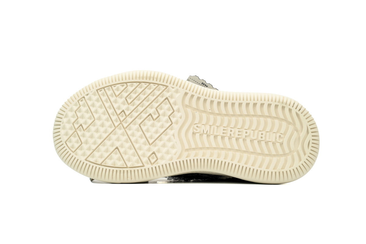 Smilerepublic Silver Frost Canvas Cap-Toe Sneakers