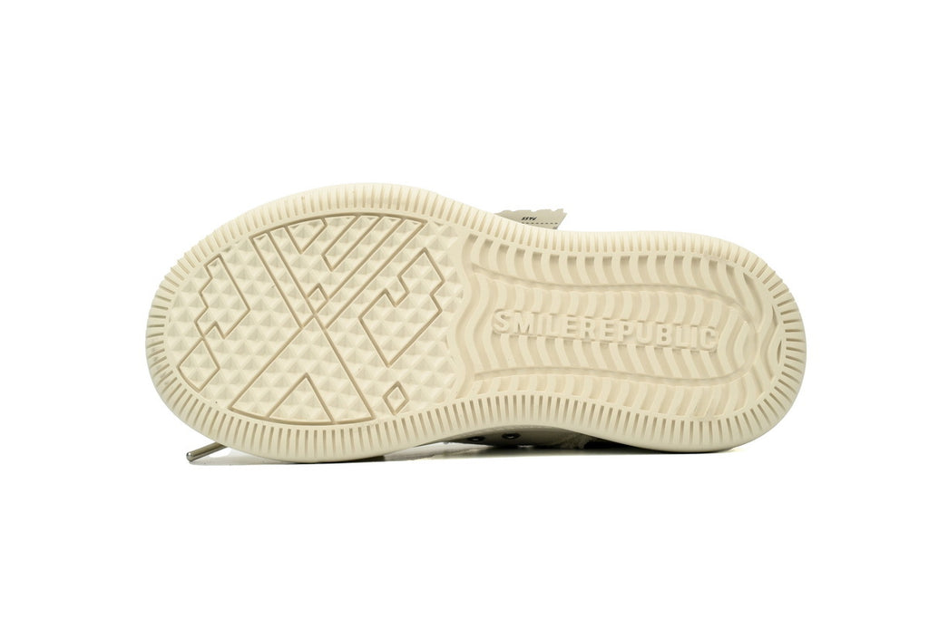 Smilerepublic White Canvas Cap-Toe Sneakers